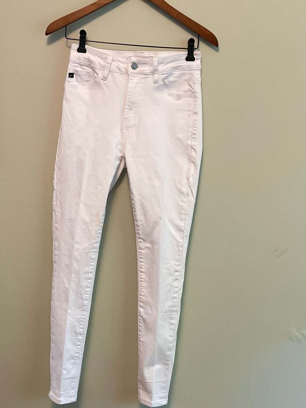 KanCan White High Rise‎ Skinny Jeans Sz.5/26, Beachy Clean Girl